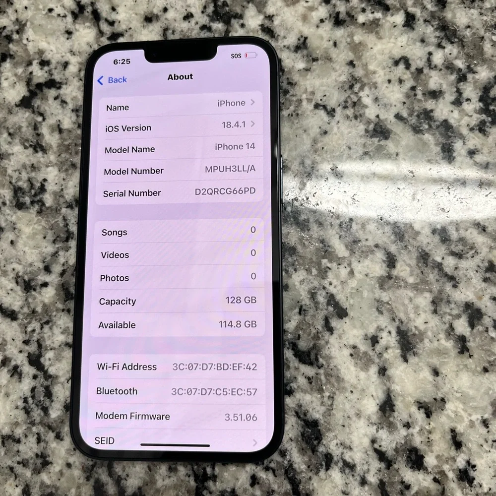 iPhone 14 | 128GB | locked to metro pc | Like New | 100% Battery